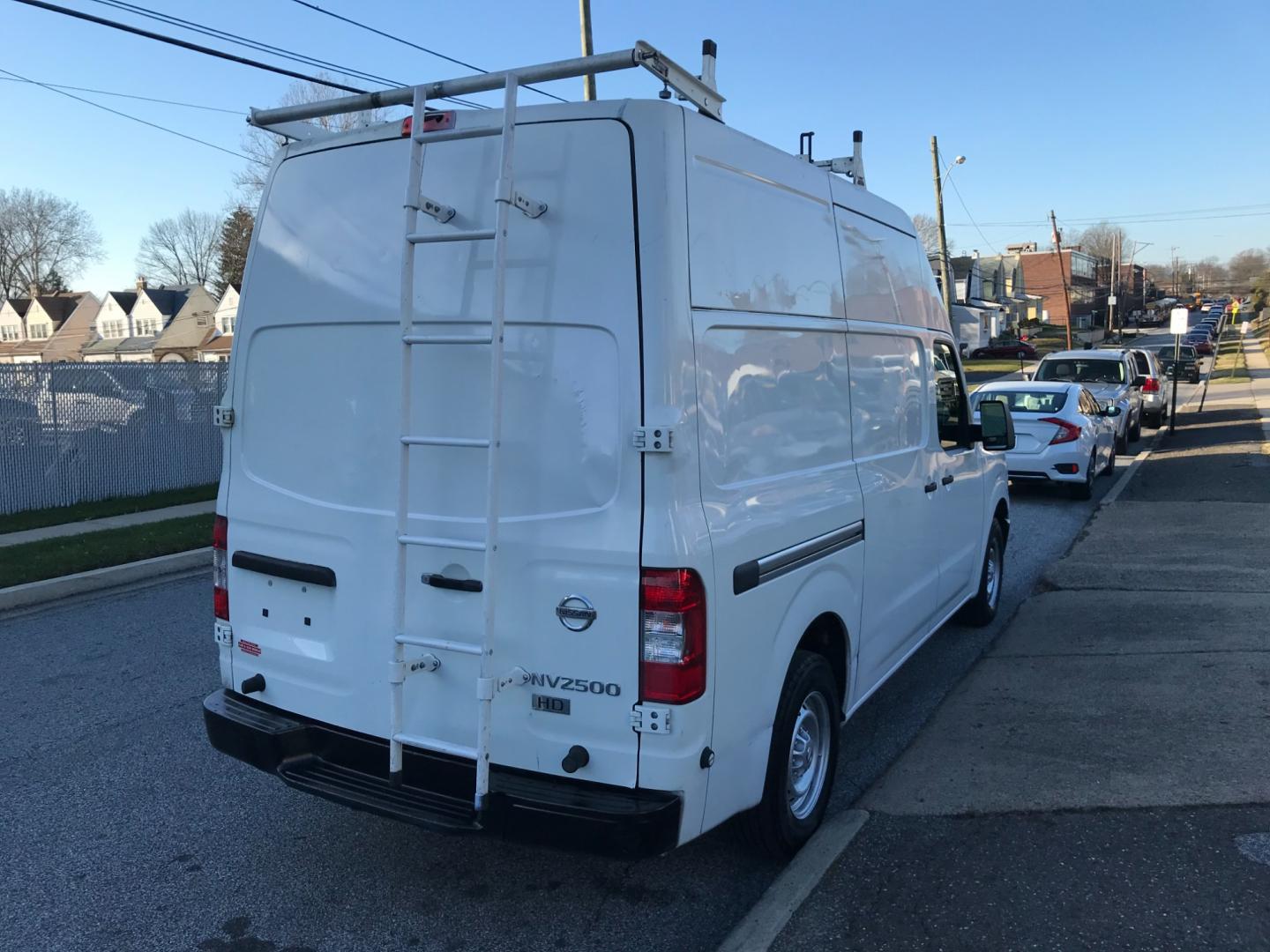 2015 White Nissan NV Cargo S (1N6BF0LX6FN) with an 4.0 V6 engine, Automatic transmission, located at 577 Chester Pike, Prospect Park, PA, 19076, (610) 237-1015, 39.886154, -75.302338 - Photo#4